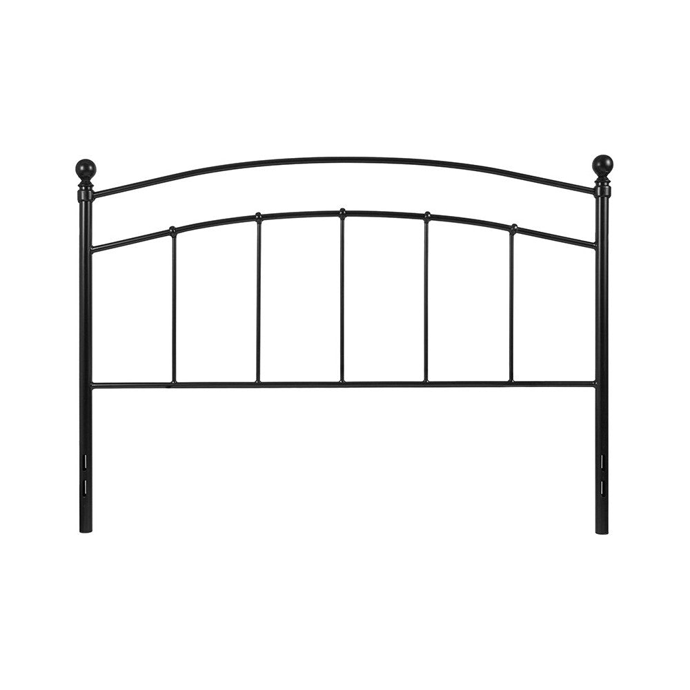 Woodstock Decorative Black Metal Queen Size Headboard