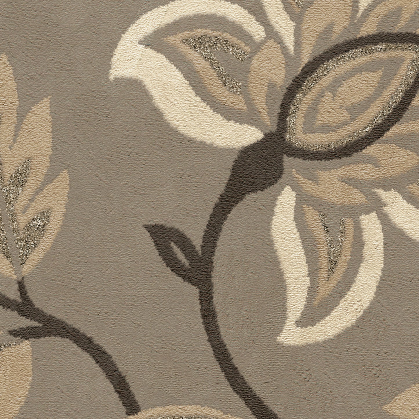Orian Nuance Lily Taupe 63"X90"