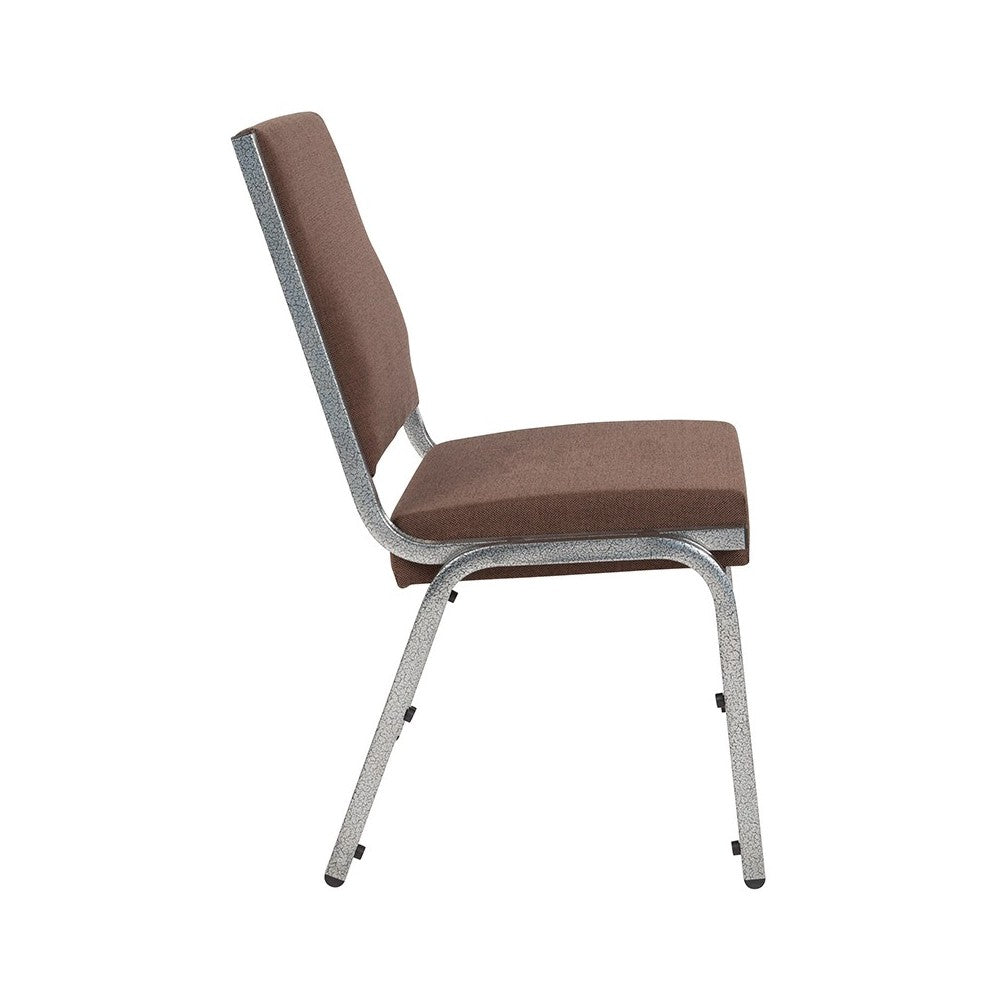 1500 lb. Rated Brown Antimicrobial Fabric Bariatric Medical Reception Chair