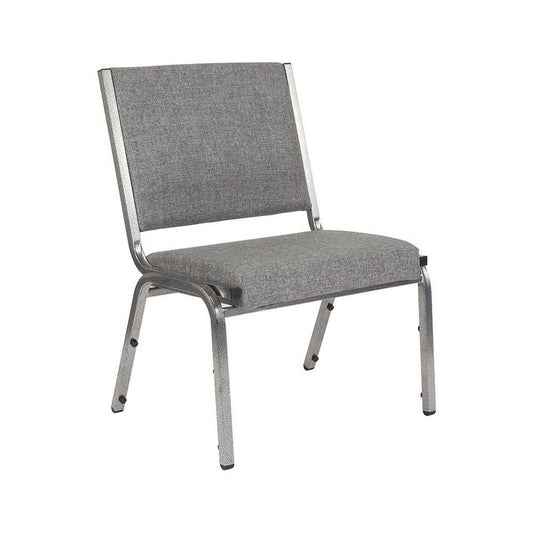 1500 lb. Rated Gray Antimicrobial Fabric Bariatric Medical Reception Chair