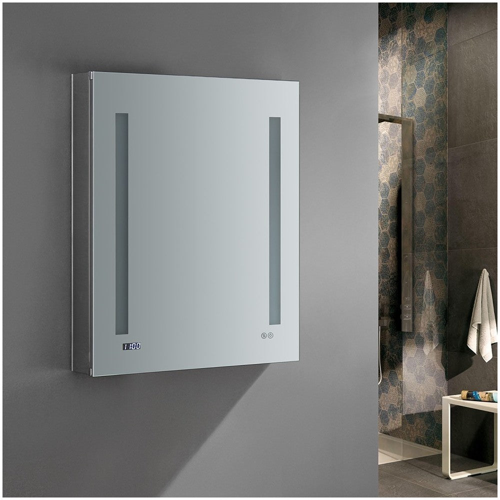 24x30 Bathroom Medicine Cabinet w/ LED Lighting & Defogger, FMC012430-L