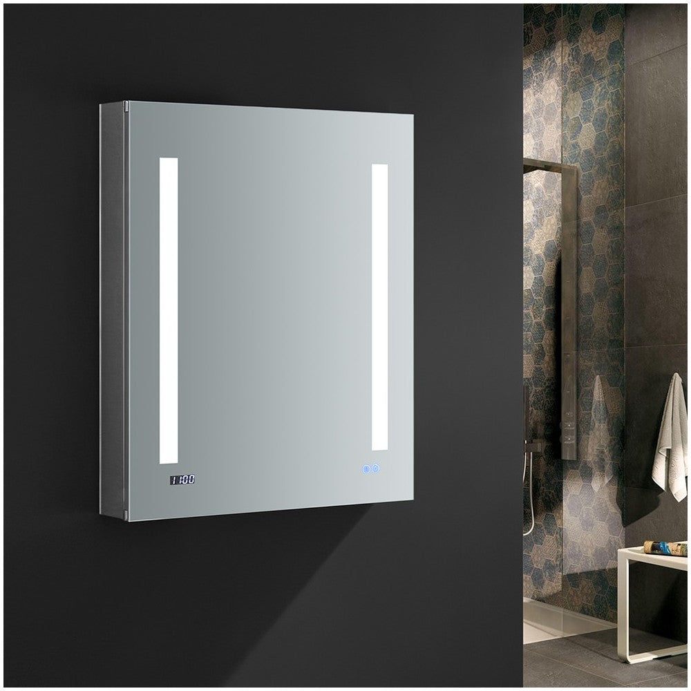 24x30 Bathroom Medicine Cabinet w/ LED Lighting & Defogger, FMC012430-L