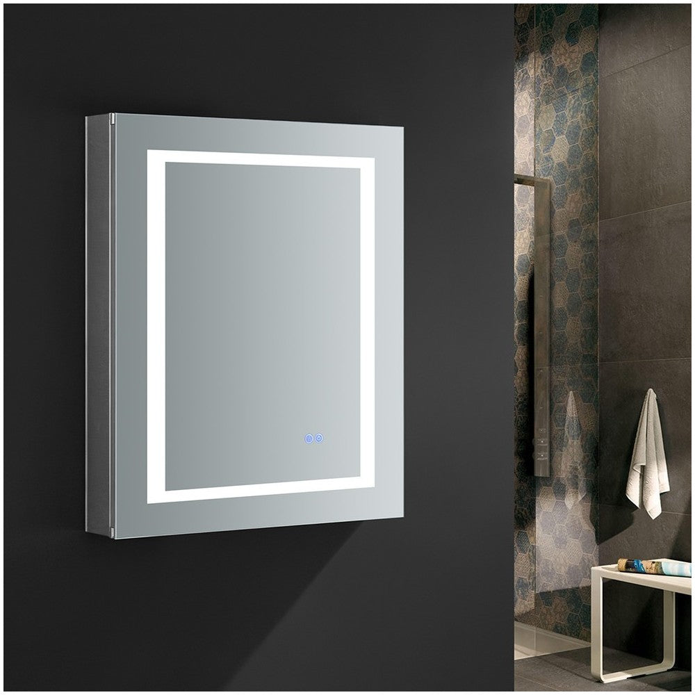 24x30 Bathroom Medicine Cabinet w/ LED Lighting & Defogger, FMC022430-L