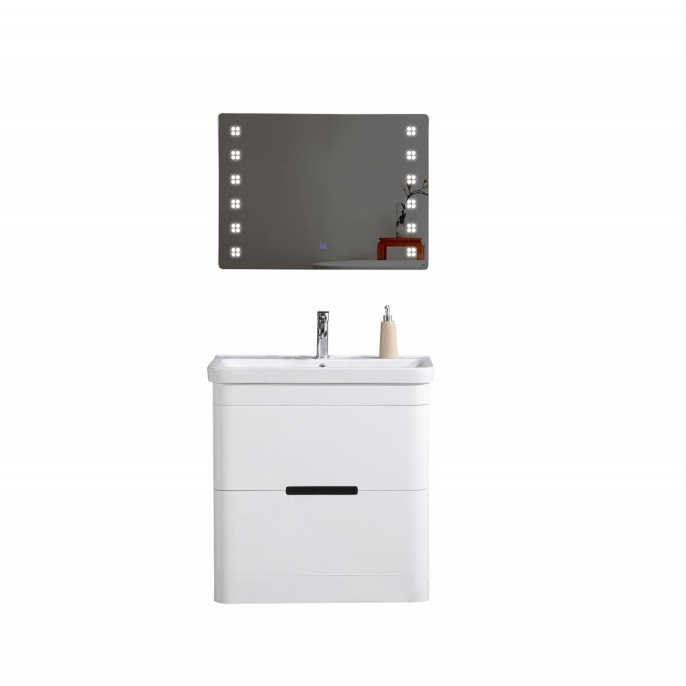 32" Bathroom Vanity With Led Mirror- Pvc