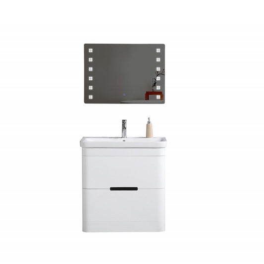 32" Bathroom Vanity With Led Mirror- Pvc