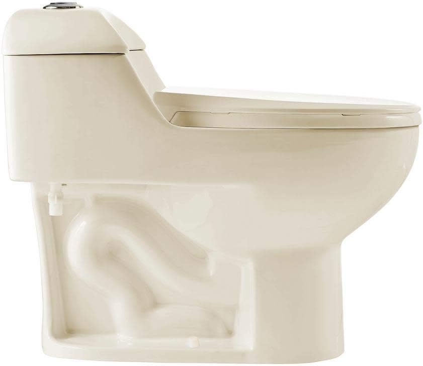 Swiss Madison SM-1T803 Chateau Elongated Toilet Dual Flush 0.8/1.28 Gpf (Soft Closing Quick Release Seat Included)