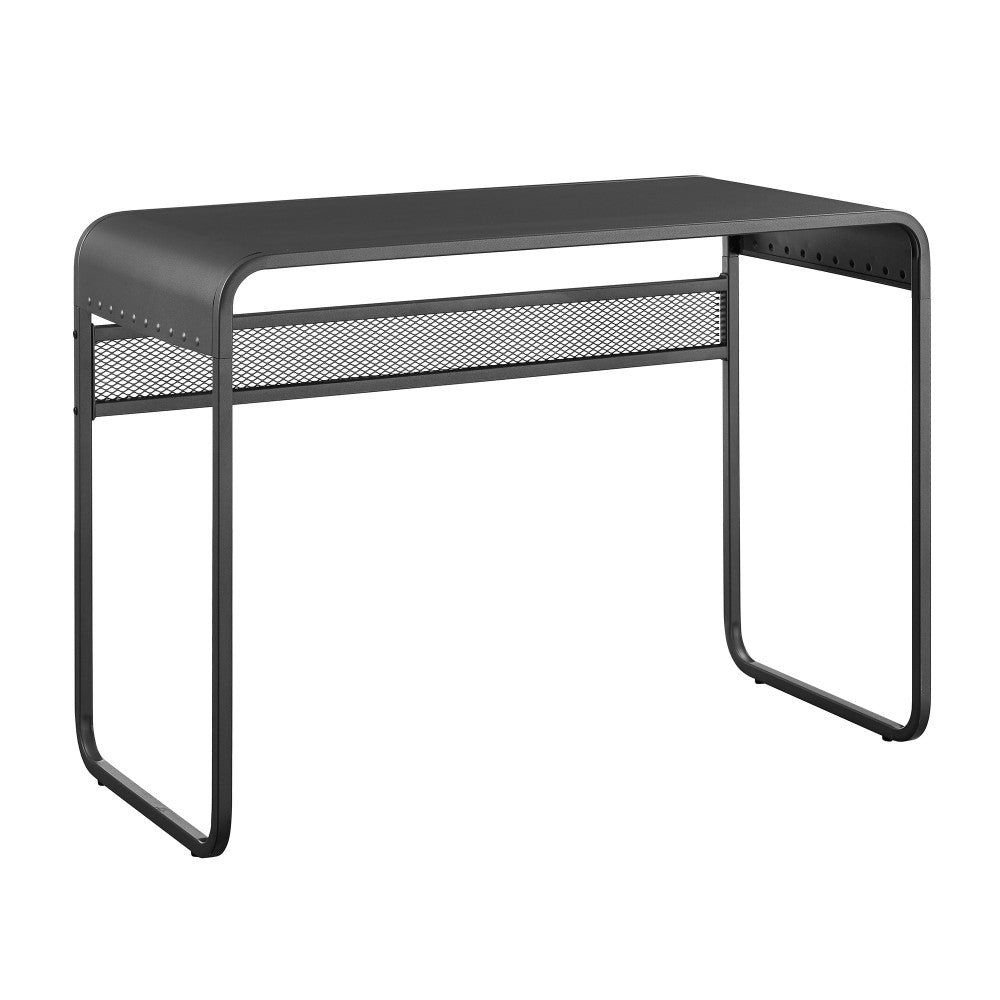 42" Industrial Metal Computer Desk - Gunmetal Gray