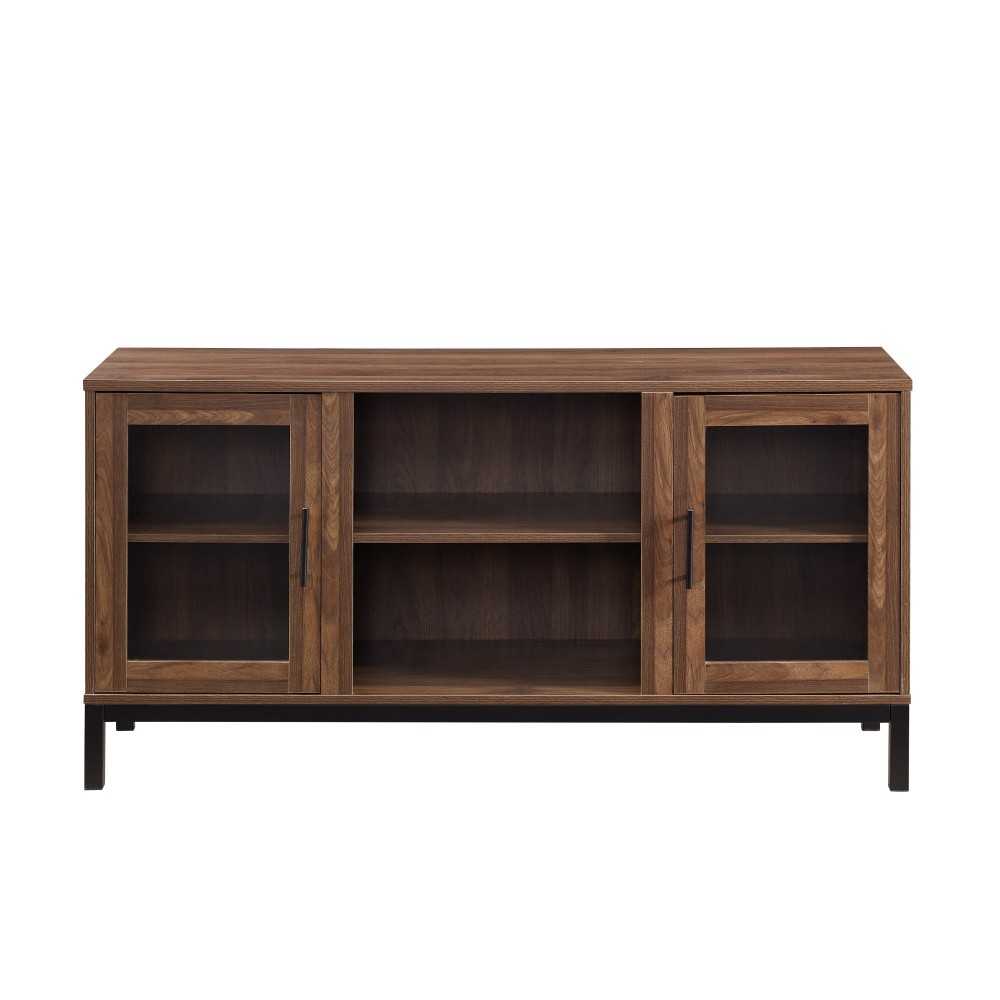 52" Modern TV Stand - Dark Walnut