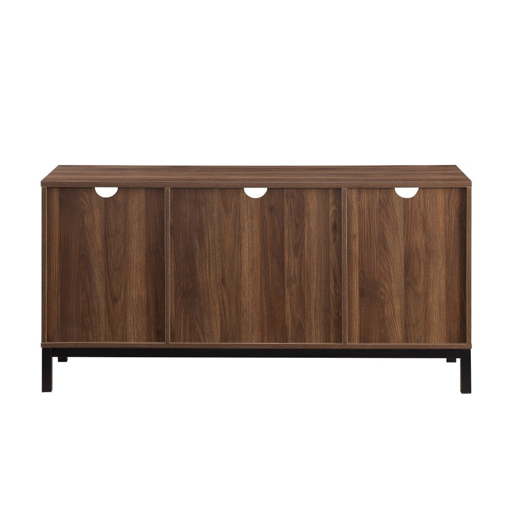 52" Modern TV Stand - Dark Walnut