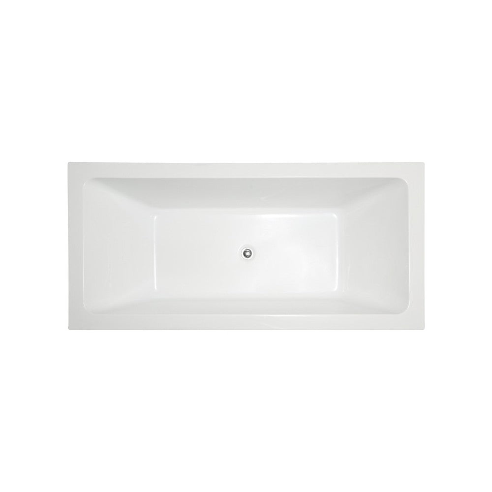 67" White Acrylic Tub - No Faucet