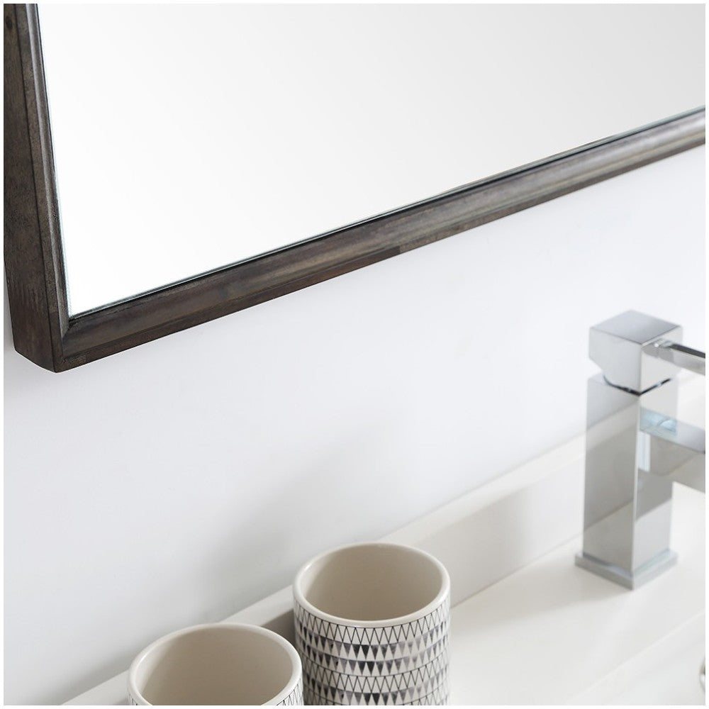 72 Floor Standing Open Bottom Dbl Sink Bathroom Cabinet, Top, Sinks, Acacia Wood