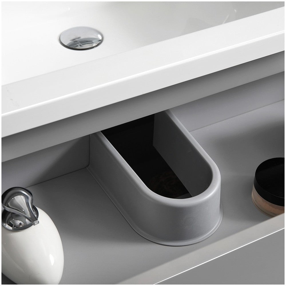 72 Gray Free Standing Dbl Sink Bathroom Vanity, Medicine Cabinet, FVN93-3636GR-D