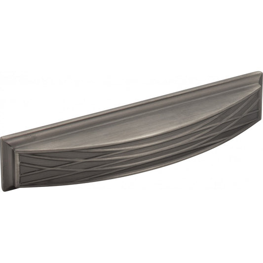 36" Weathered Gray Wavecrest Vanity, Steel Gray Cultured Marble Vanity Top, undermount rectangle bowl