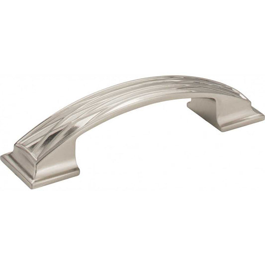 96 mm Center-to-Center Polished Nickel Carmen Cabinet Bar Pull