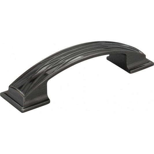 96 mm Center-to-Center Satin Nickel Carmen Cabinet Bar Pull
