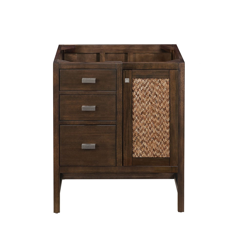 Addison 30" Single Vanity Cabinet, Mid Century Acacia
