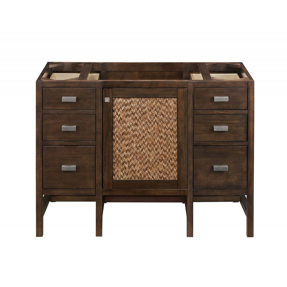 Addison 48" Single Vanity Cabinet, Mid Century Acacia