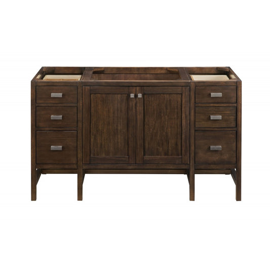 Addison 60" Single Vanity Cabinet , Mid Century Acacia