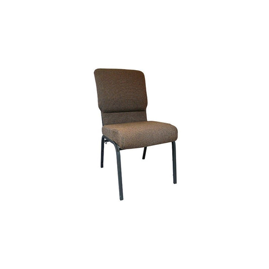 Advantage Java Church Chair with Book Rack 18.5 in. Wide