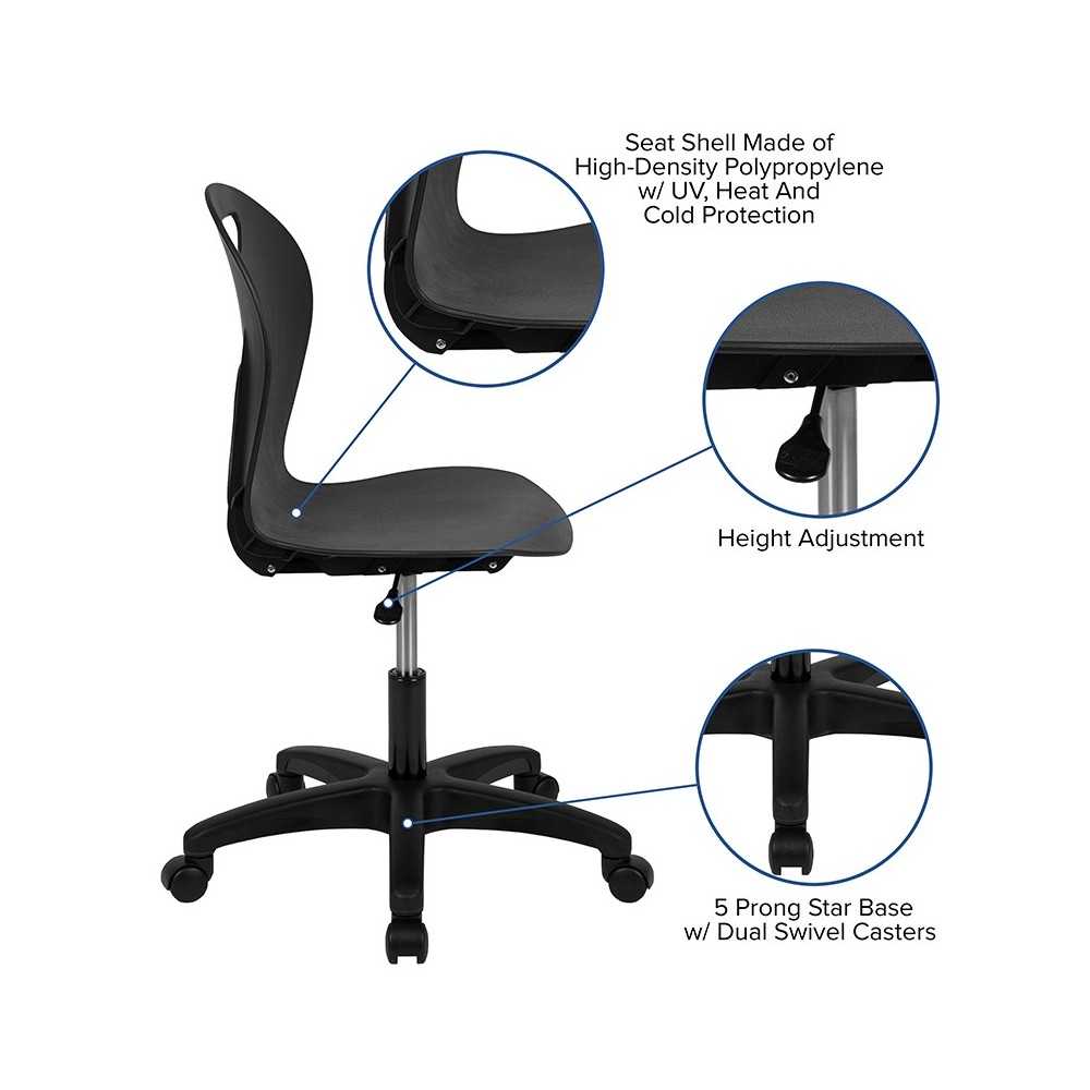 Advantage Titan Black Task Chair