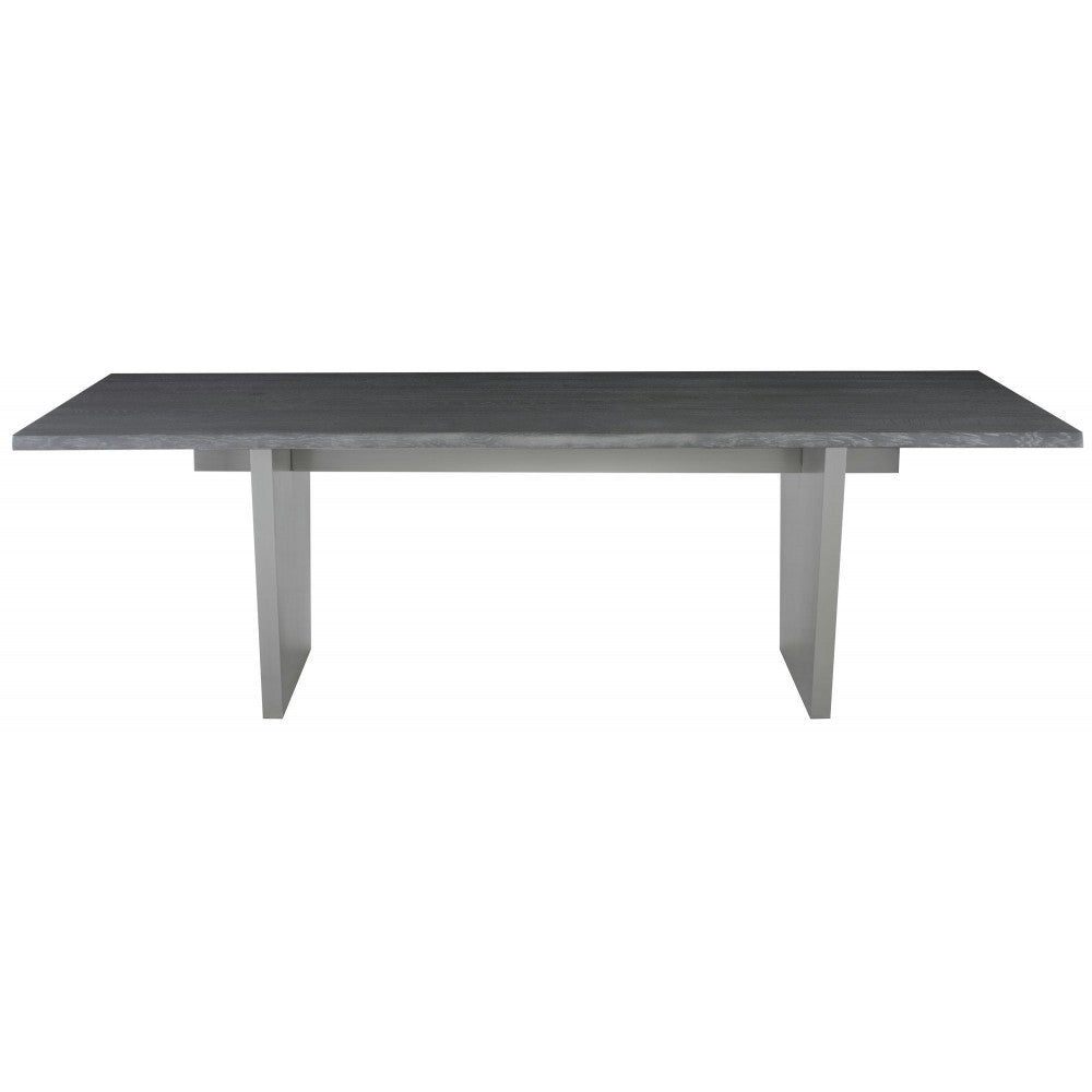 Aiden Oxidized Gray Wood Dining Table, HGNA575