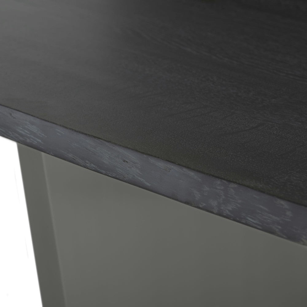 Aiden Oxidized Gray Wood Dining Table, HGNA575