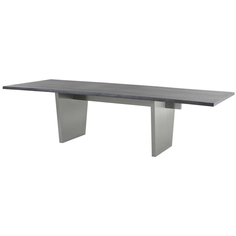 Aiden Oxidized Gray Wood Dining Table, HGNA577