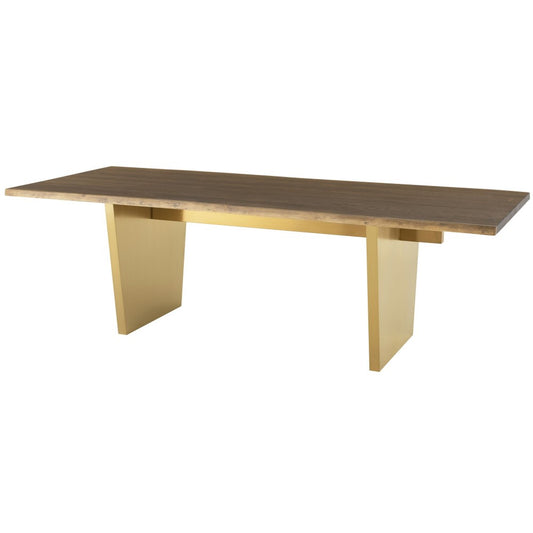 Aiden Seared Wood Dining Table, HGNA439