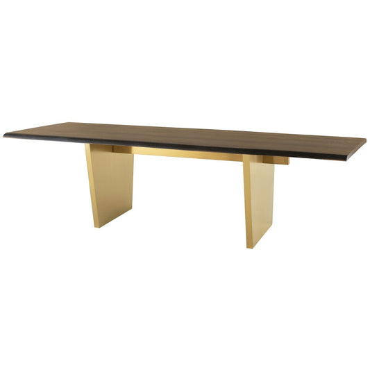 Aiden Seared Wood Dining Table, HGNA440