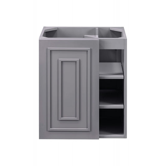 Alicante' 24" Single Vanity Cabinet, Gray Smoke
