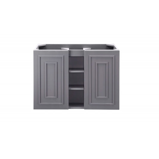 Alicante' 39.5" Single Vanity Cabinet, Gray Smoke