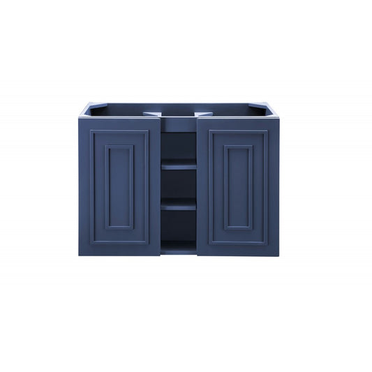 Alicante' 39.5" Single Vanity Cabinet, Azure Blue