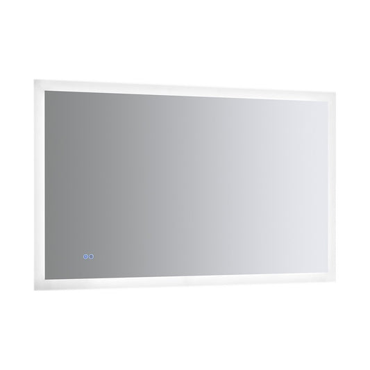 Angelo 48 Wide x 30 Tall Bathroom Mirror w/ Halo Style LED Lighting and Defogger