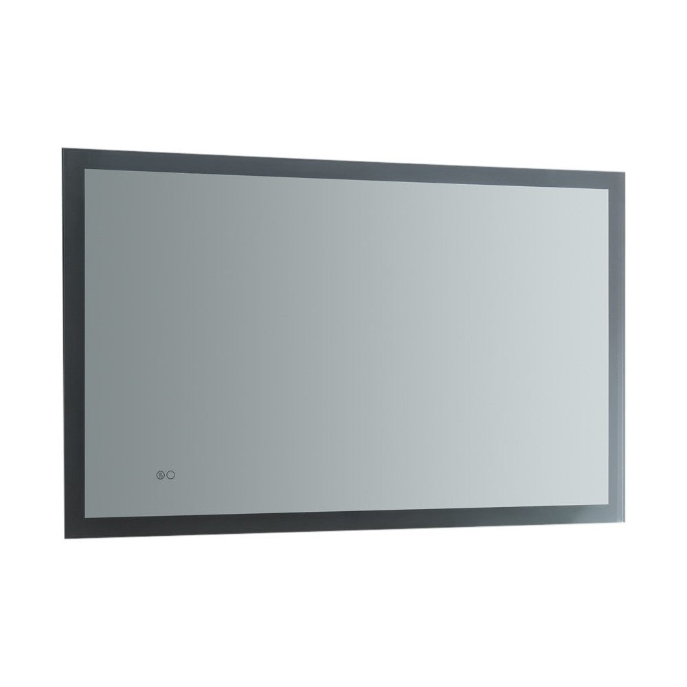 Angelo 48 Wide x 30 Tall Bathroom Mirror w/ Halo Style LED Lighting and Defogger