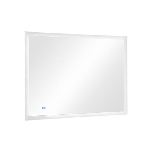 Angelo 48 Wide x 36 Tall Bathroom Mirror w/ Halo Style LED Lighting and Defogger