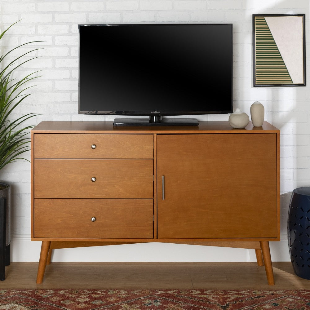 angelo:HOME 52" Mid Century Modern TV Stand - Acorn