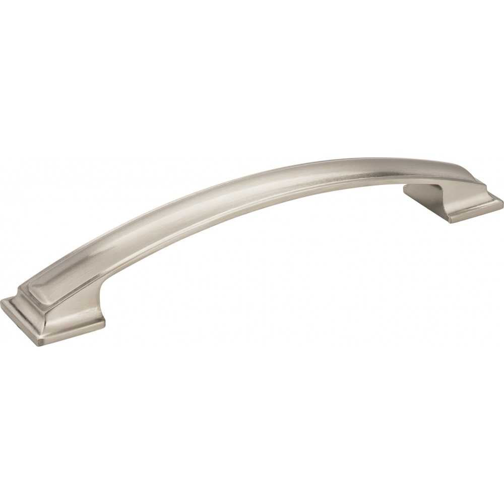 96 mm Center-to-Center Polished Chrome Asymmetrical Leyton Cabinet Pull