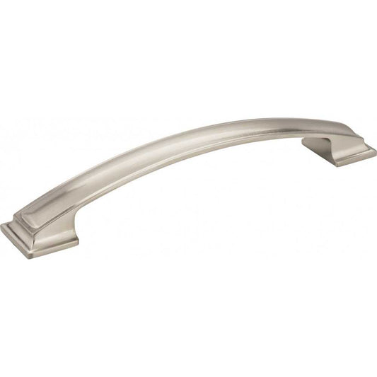 96 mm Center-to-Center Polished Chrome Asymmetrical Leyton Cabinet Pull