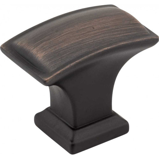 1-1/4" Diameter Distressed Oil Rubbed Bronze Stacked Bremen 2 Cabinet Knob