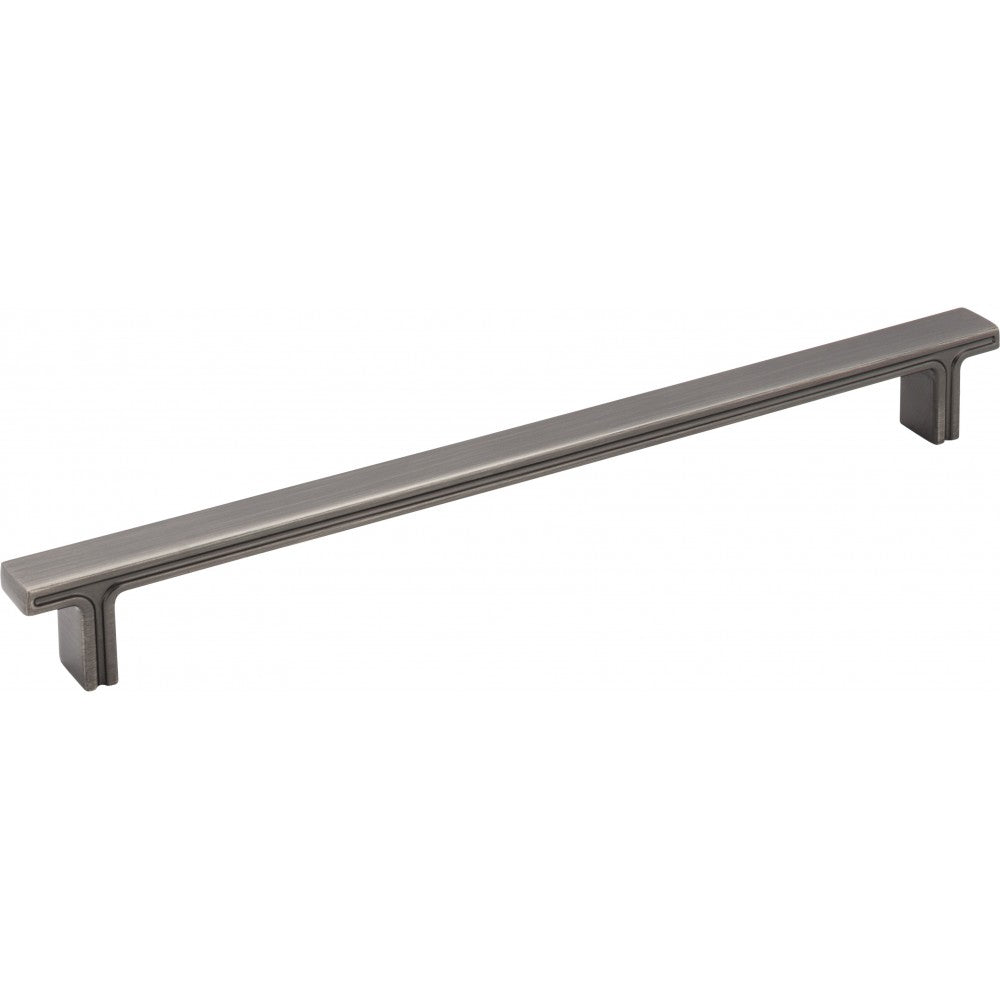 128 mm Center-to-Center Matte Black Square Annadale Cabinet Pull