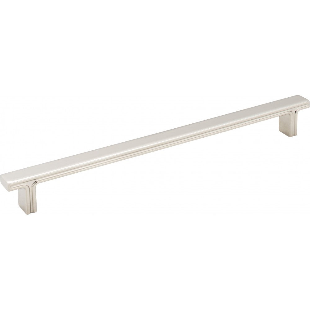 128 mm Center-to-Center Brushed Pewter Square Annadale Cabinet Pull