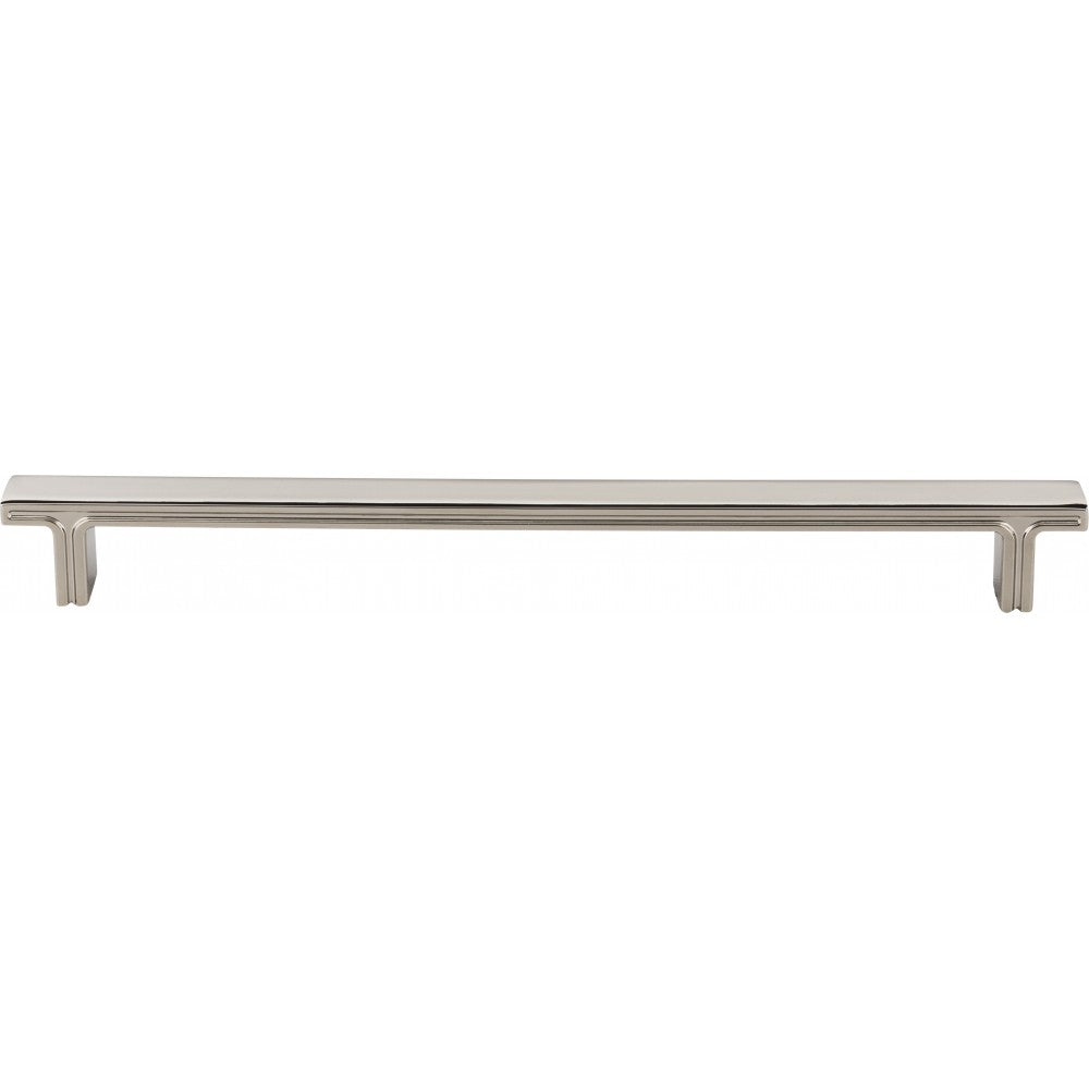 128 mm Center-to-Center Brushed Pewter Square Annadale Cabinet Pull