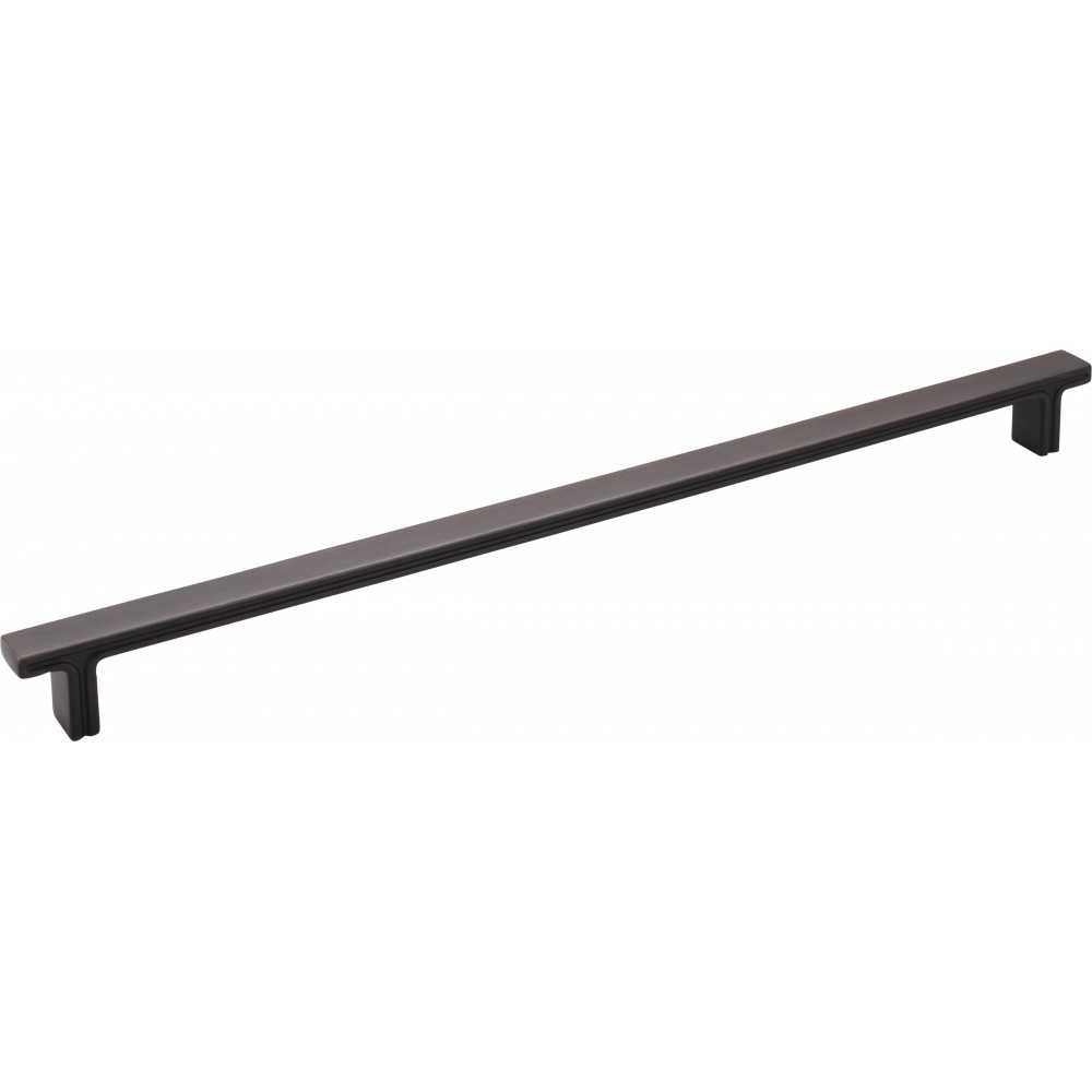 18" Center-to-Center Satin Bronze Square Dominique Appliance Handle