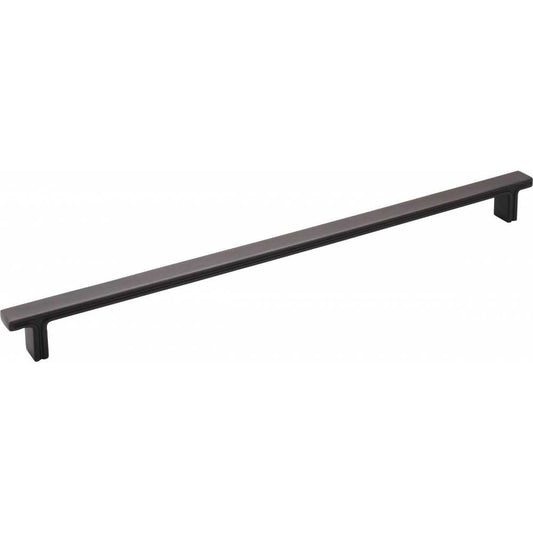 18" Center-to-Center Satin Bronze Square Dominique Appliance Handle