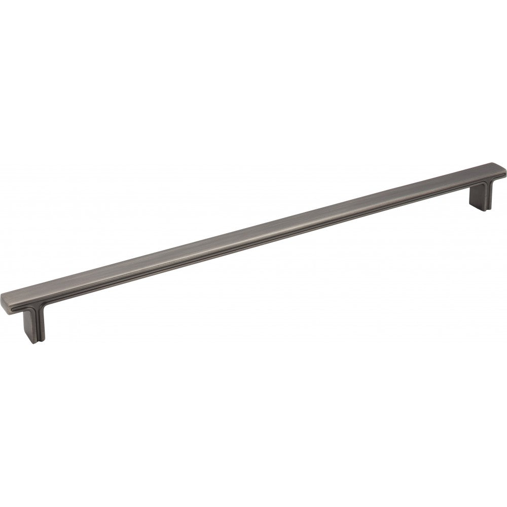 18" Center-to-Center Satin Nickel Square Dominique Appliance Handle