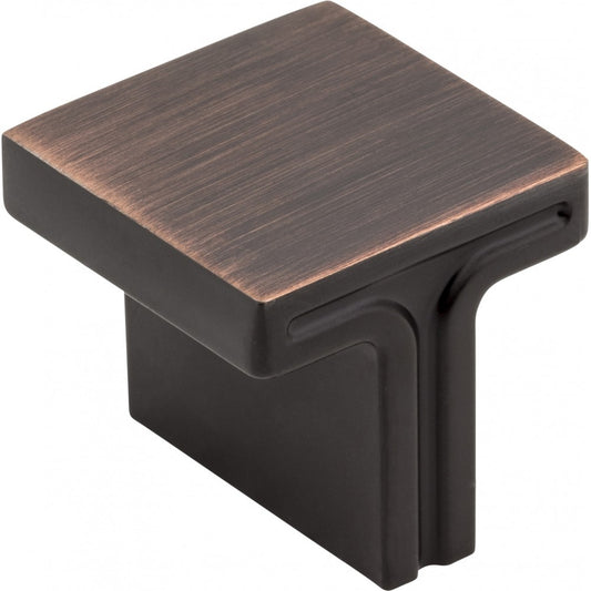 192 mm Center-to-Center Polished Chrome Square Zane Cabinet Pull