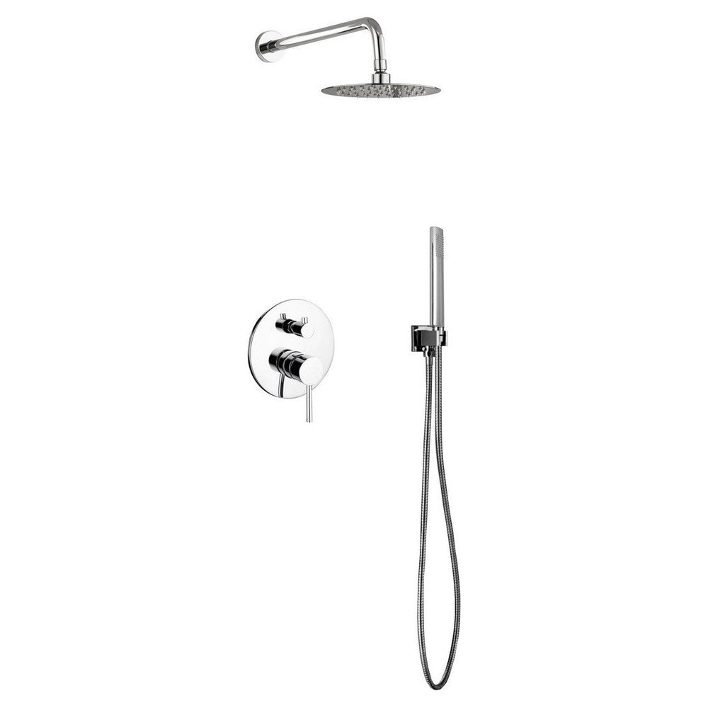 Aqua Rondo Shower Set w/ 8" Rain Shower and Handheld