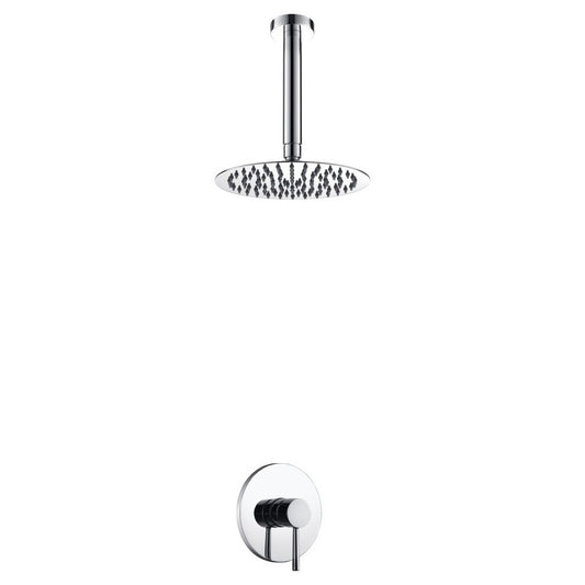 Aqua Rondo Shower Set With Ceiling Mount 8" Rain Shower Head