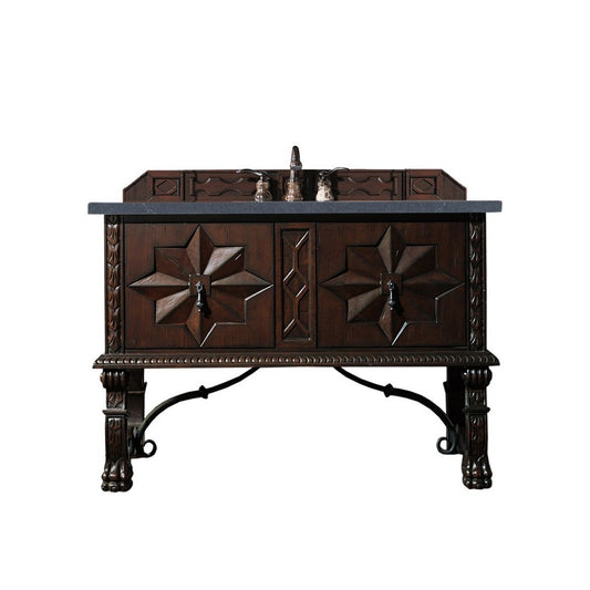 Balmoral 48" Single Vanity Antique Walnut w/ 3 CM Charcoal Soapstone Quartz Top