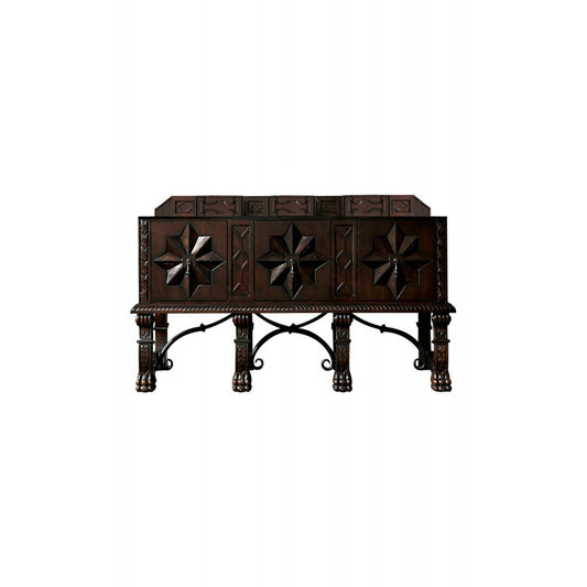 Balmoral 60" Single Vanity Cabinet, Antique Walnut